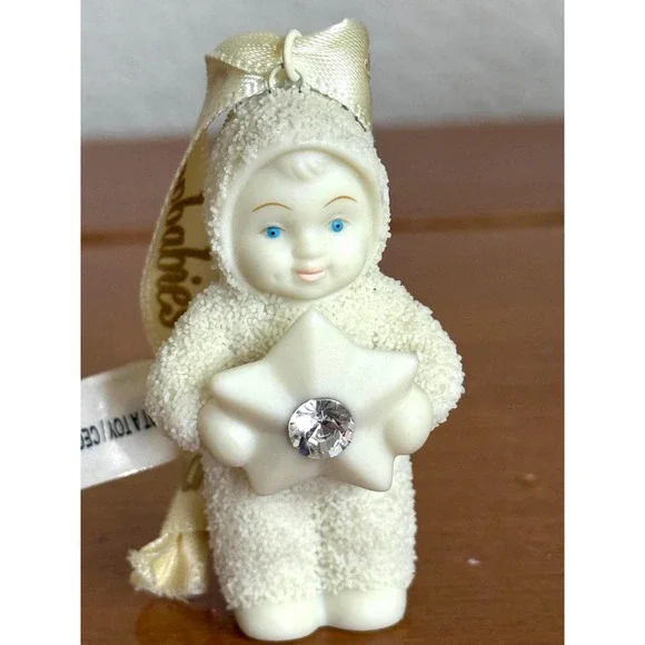 Vtg Dept 56 Snowbabies Ornaments 1986 "Angelic Wishes" 2001 Retired "Starshine" - Picture 2 of 11